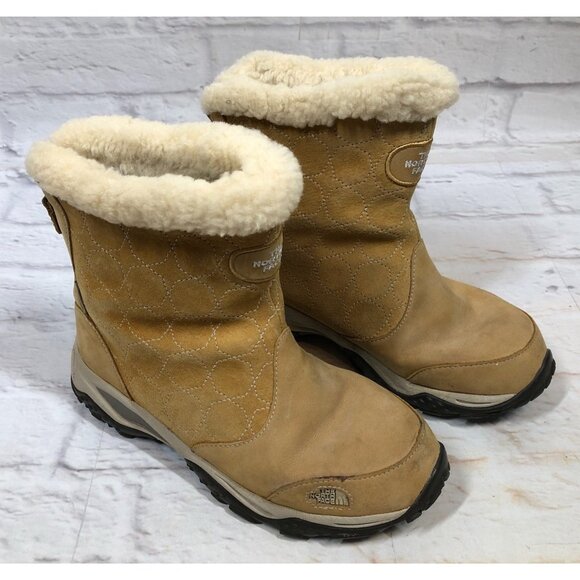 The North Face Bella Alta Primaloft Waterproof Desert Gold Boots Womens 6.5 (s4G - Picture 3 of 11